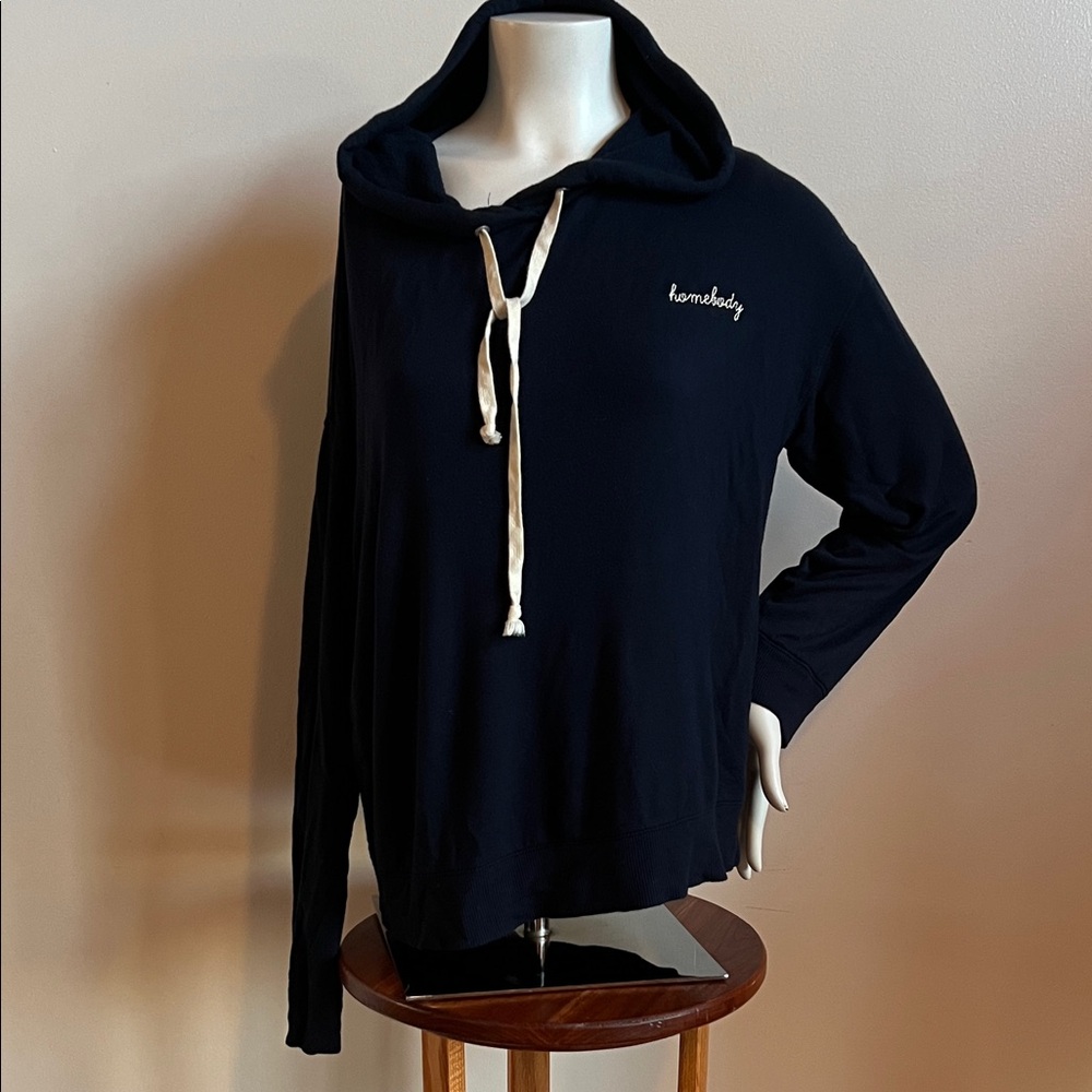 Magnolia Hoodie with Embroidered Detail “homebody” woman’s medium